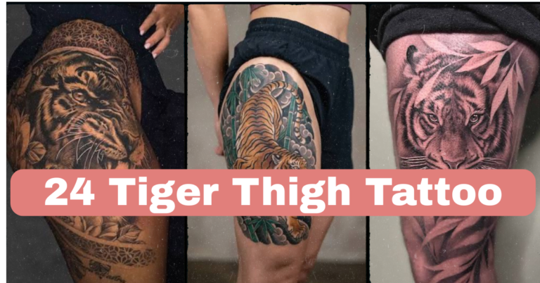 24 Tiger Thigh Tattoo Ideas Worth Booking a Consultation For