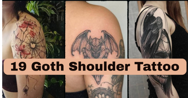 19 Goth Shoulder Tattoo Ideas That Actually Look Intentional