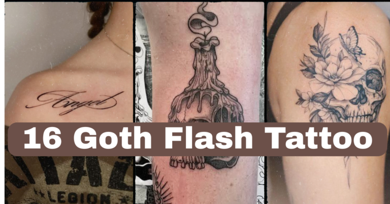 16 Goth Flash Tattoo Ideas That Actually Hold Up on Skin