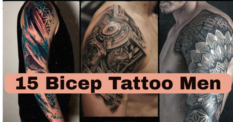 15 Bicep Tattoo Men Should Actually Consider Before Booking