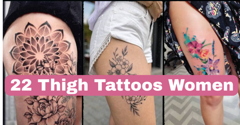 22 Thigh Tattoos Women Actually Book (Not Just Save on Pinterest)