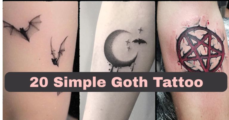 20 Simple Goth Tattoo Ideas That Actually Hold Up on Skin