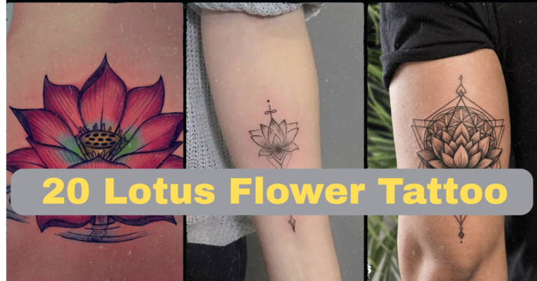 20 Lotus Flower Tattoo Design Ideas