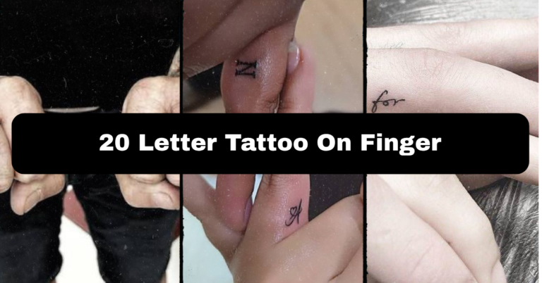 20 Letter Tattoo On Finger Ideas That Actually Stay Readable