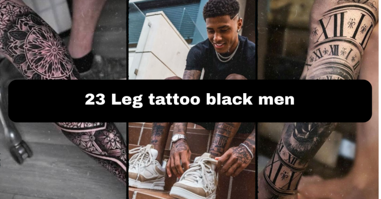 23 Black Leg Tattoo Ideas for Men: Design, Placement, and Pain Guide