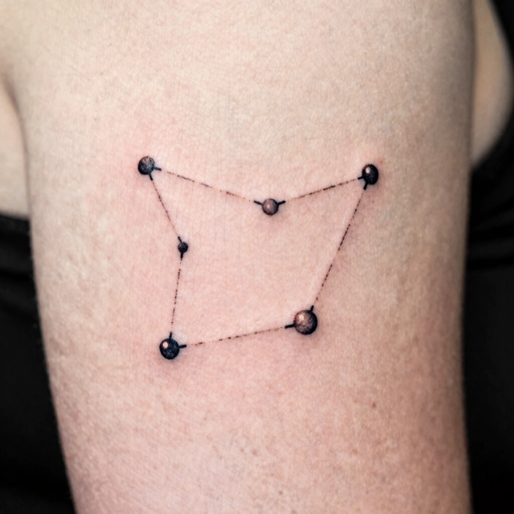 Minimalist Constellation Tattoo