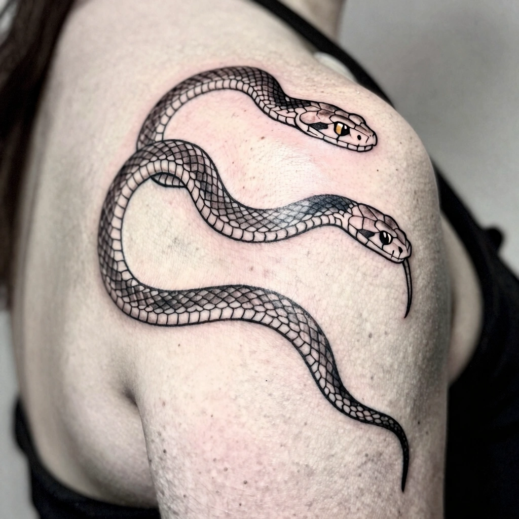 Fine-Line Snake Wrap