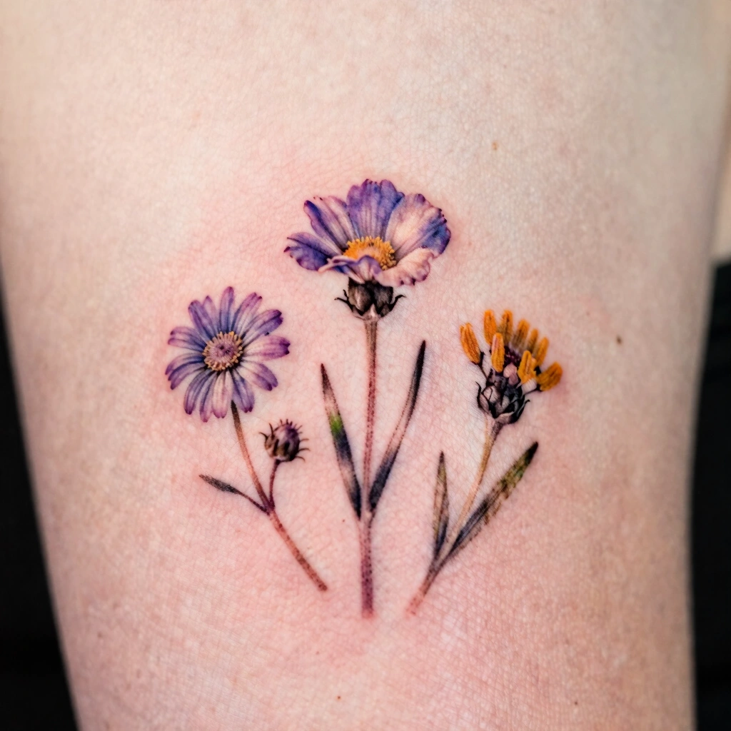 23. Tiny Wildflower Trio