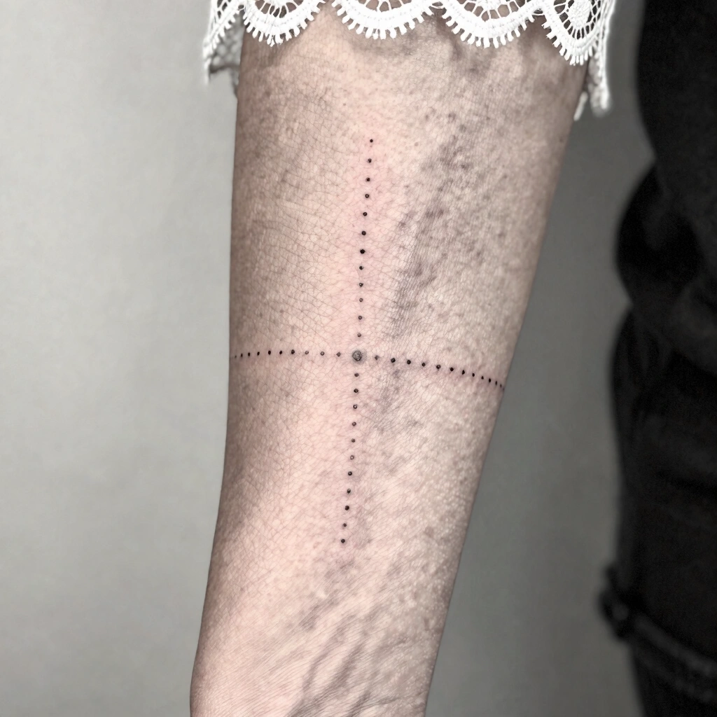 Dotwork Lace Sleeve