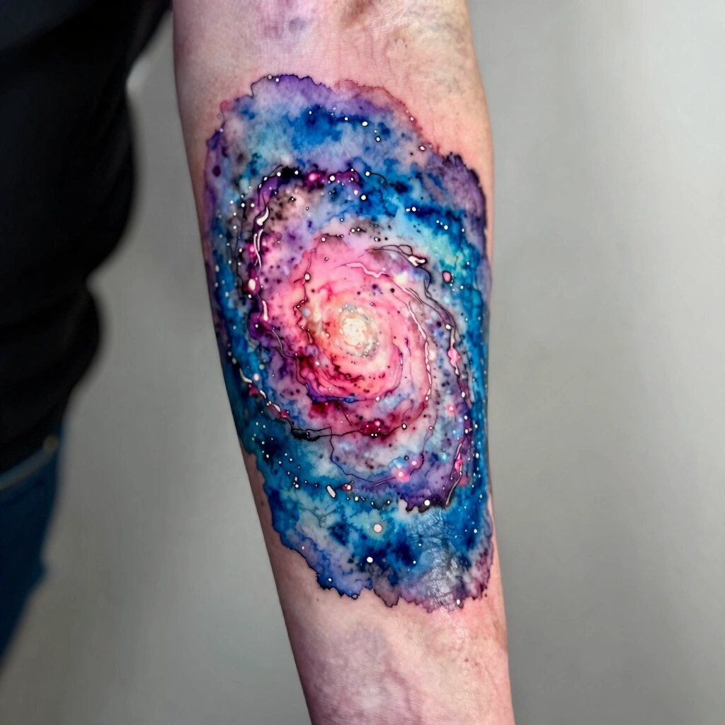 Watercolor Galaxy Sleeve