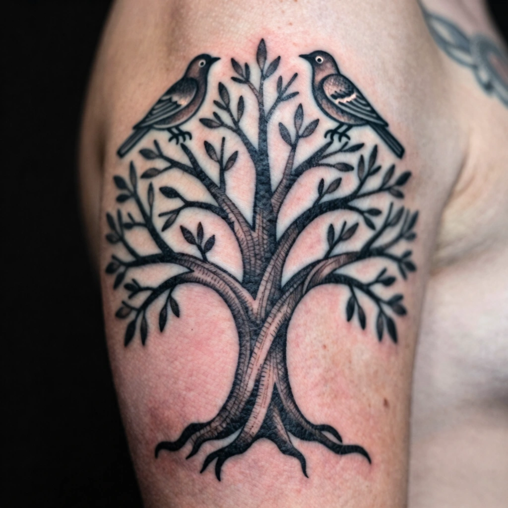 11. Tree of Life With Two Birds