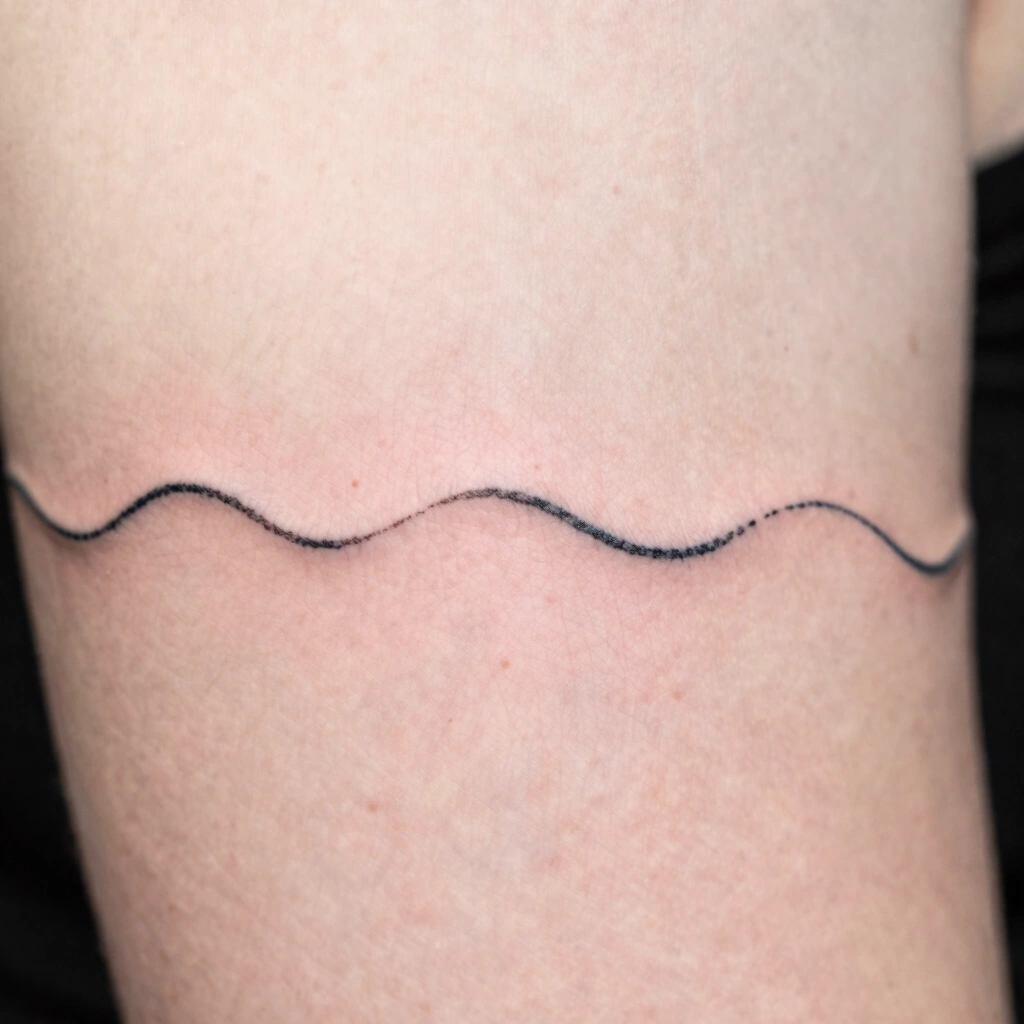 12. Minimalist Wave or Ocean Line