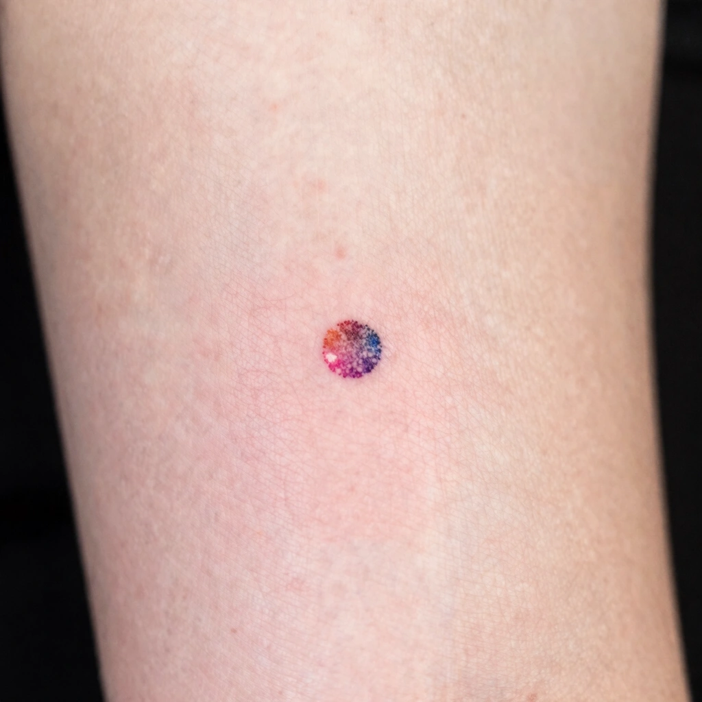 13. Matching Birthstone-Colored Dots
