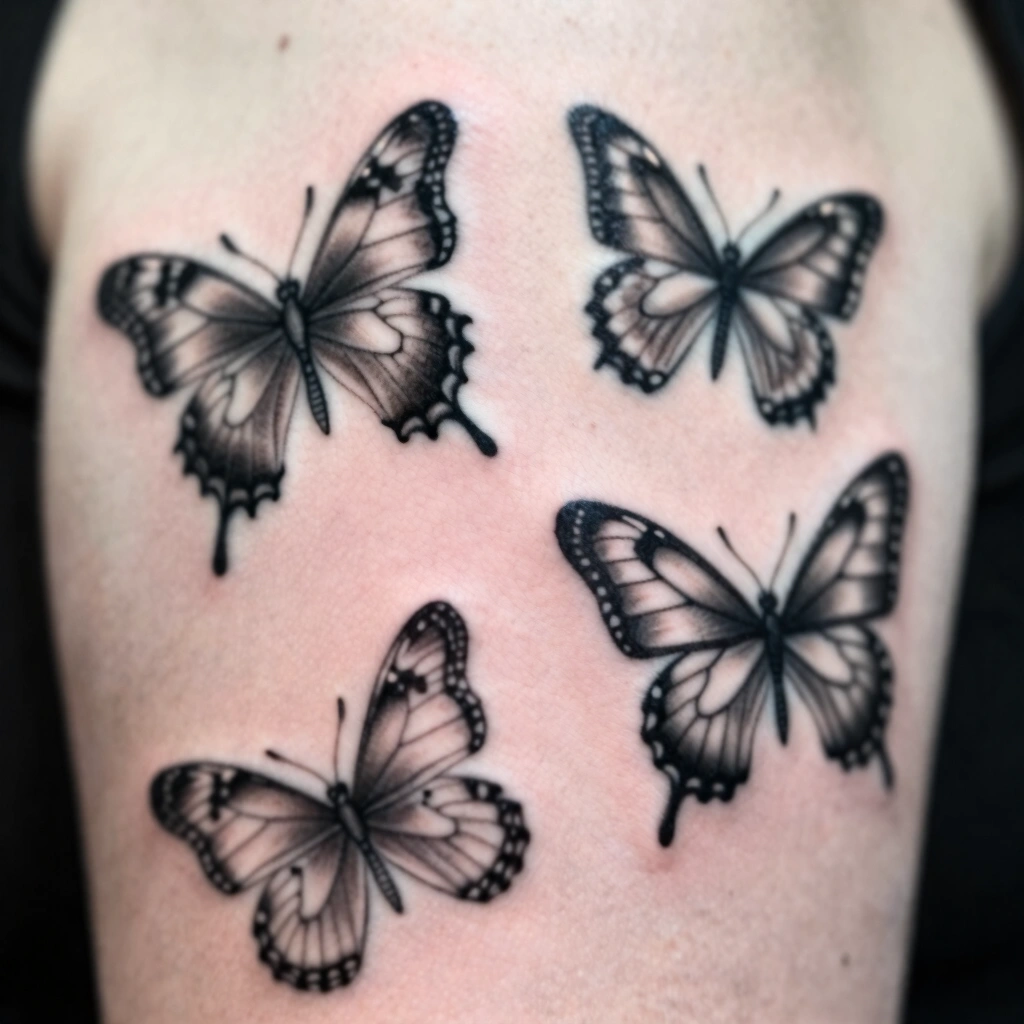 16. Matching Butterfly Outlines