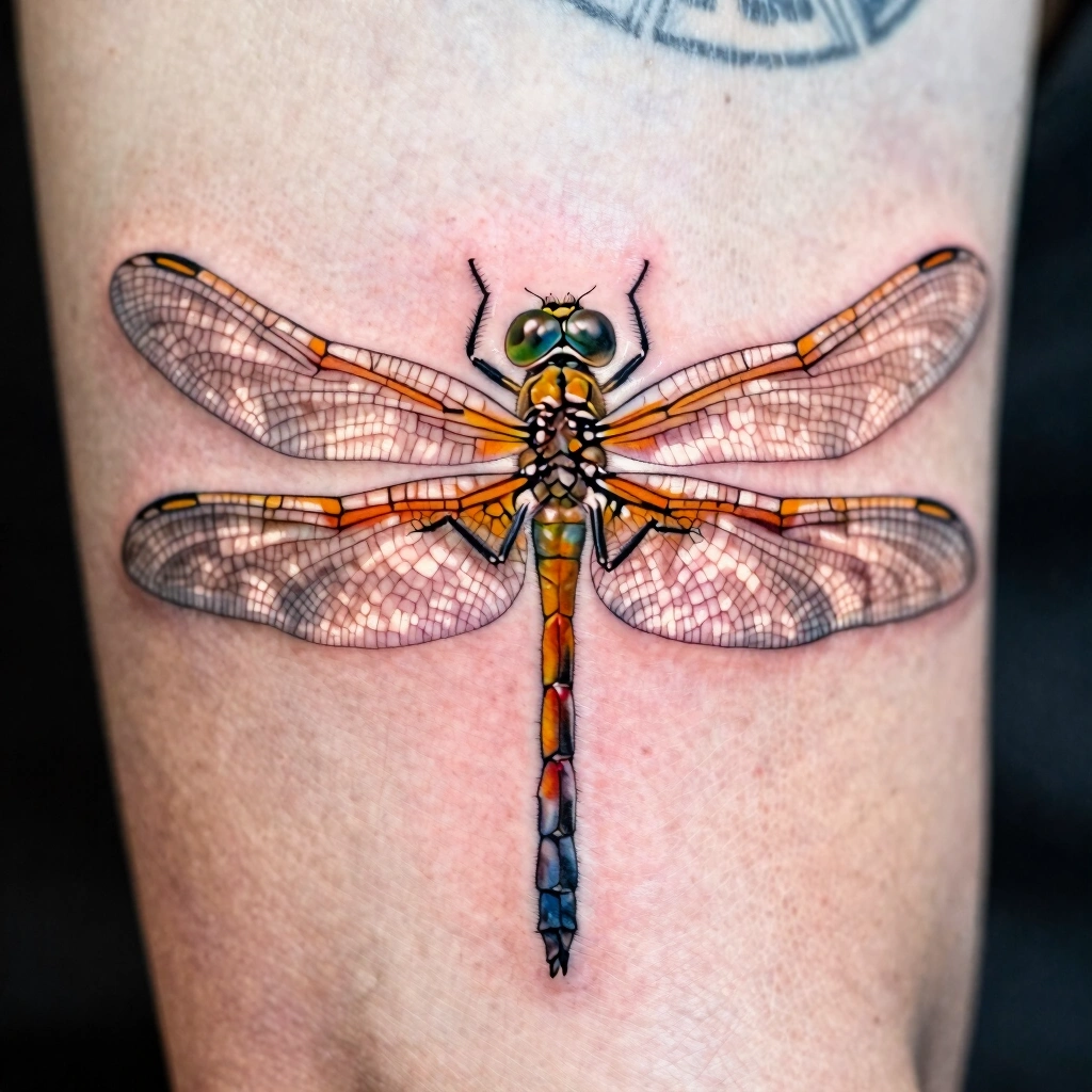 6. Negative Space Dragonfly