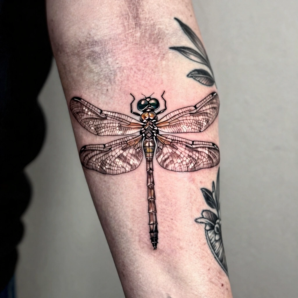 17. Large-Scale Dragonfly Sleeve Piece