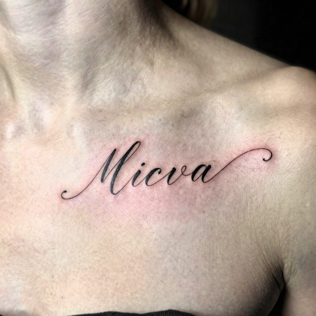 15. Custom Name or Initial in Script
