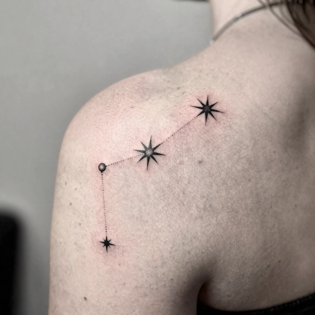 2. Single-Needle Constellation on the Shoulder