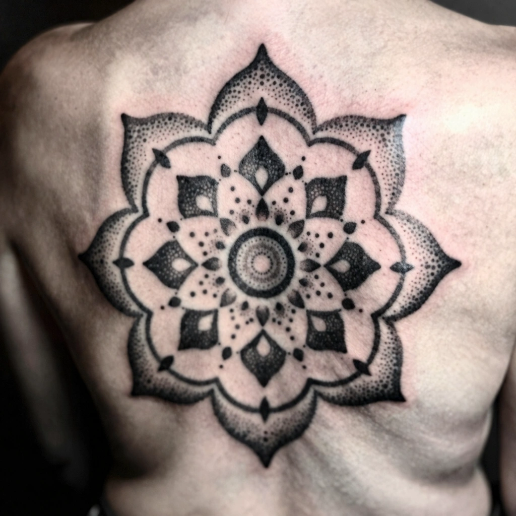 5. Dotwork Mandala Fragment