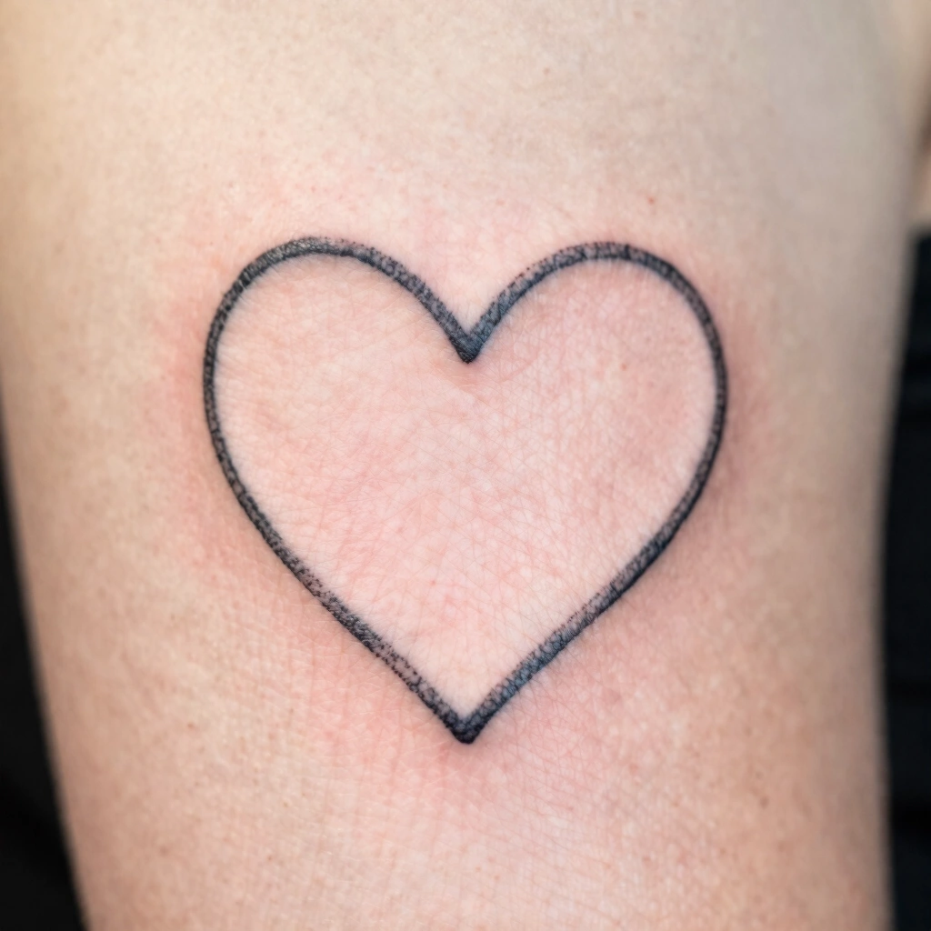 8. Micro Heart Outline