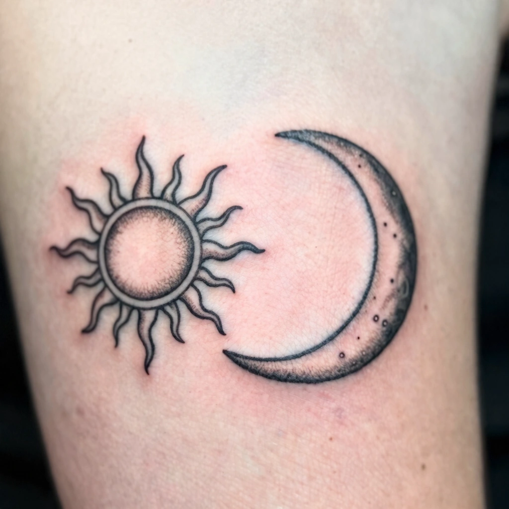 9. Single Needle Sun and Moon
