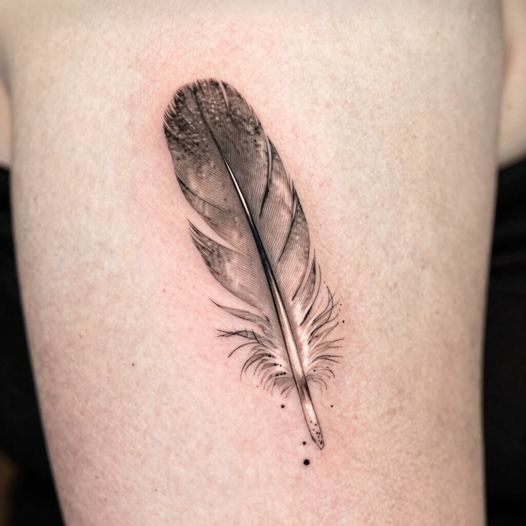 13. Fine-Line Feather