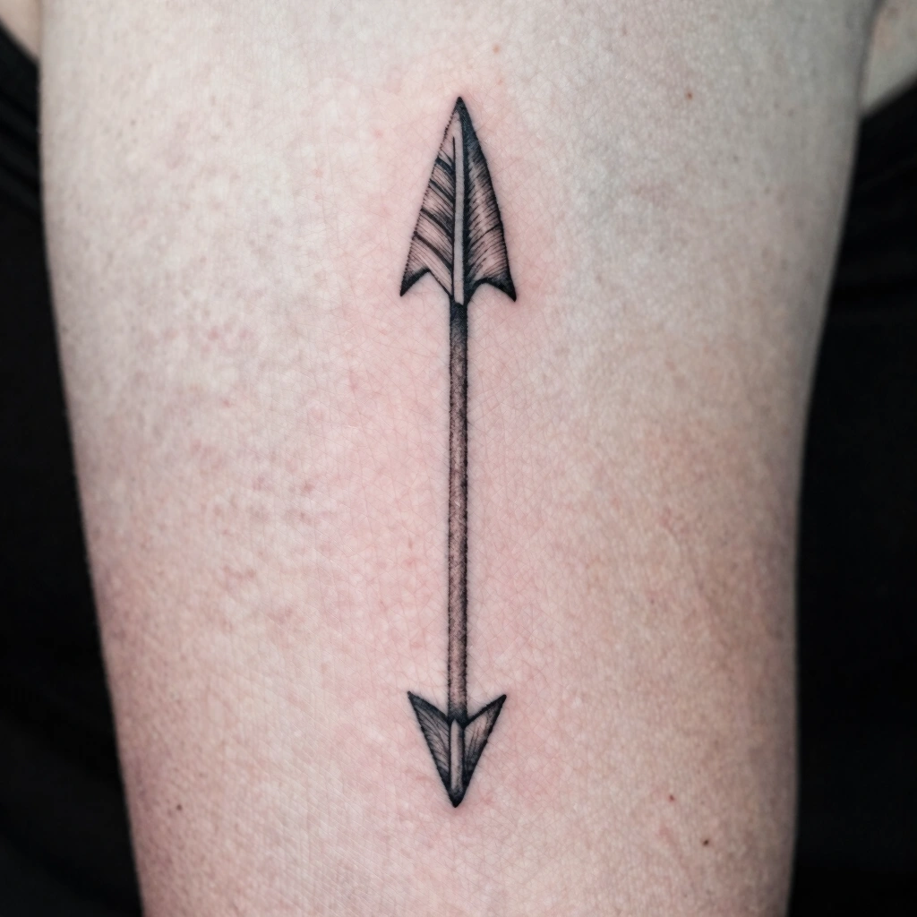 14. Matching Arrow Tattoo