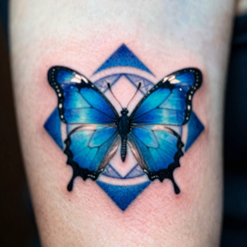 5. Negative Space & Blue Geometry