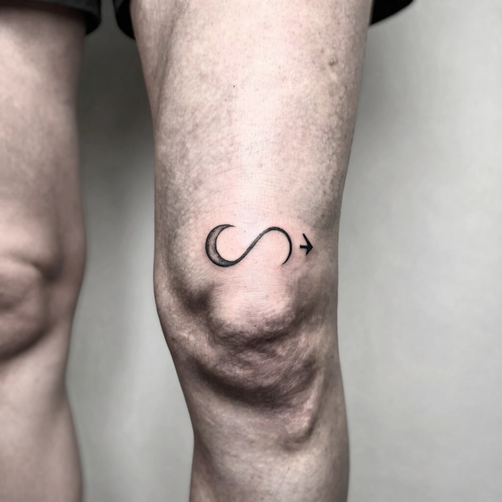 Symbolic Small Icon Behind the Knee