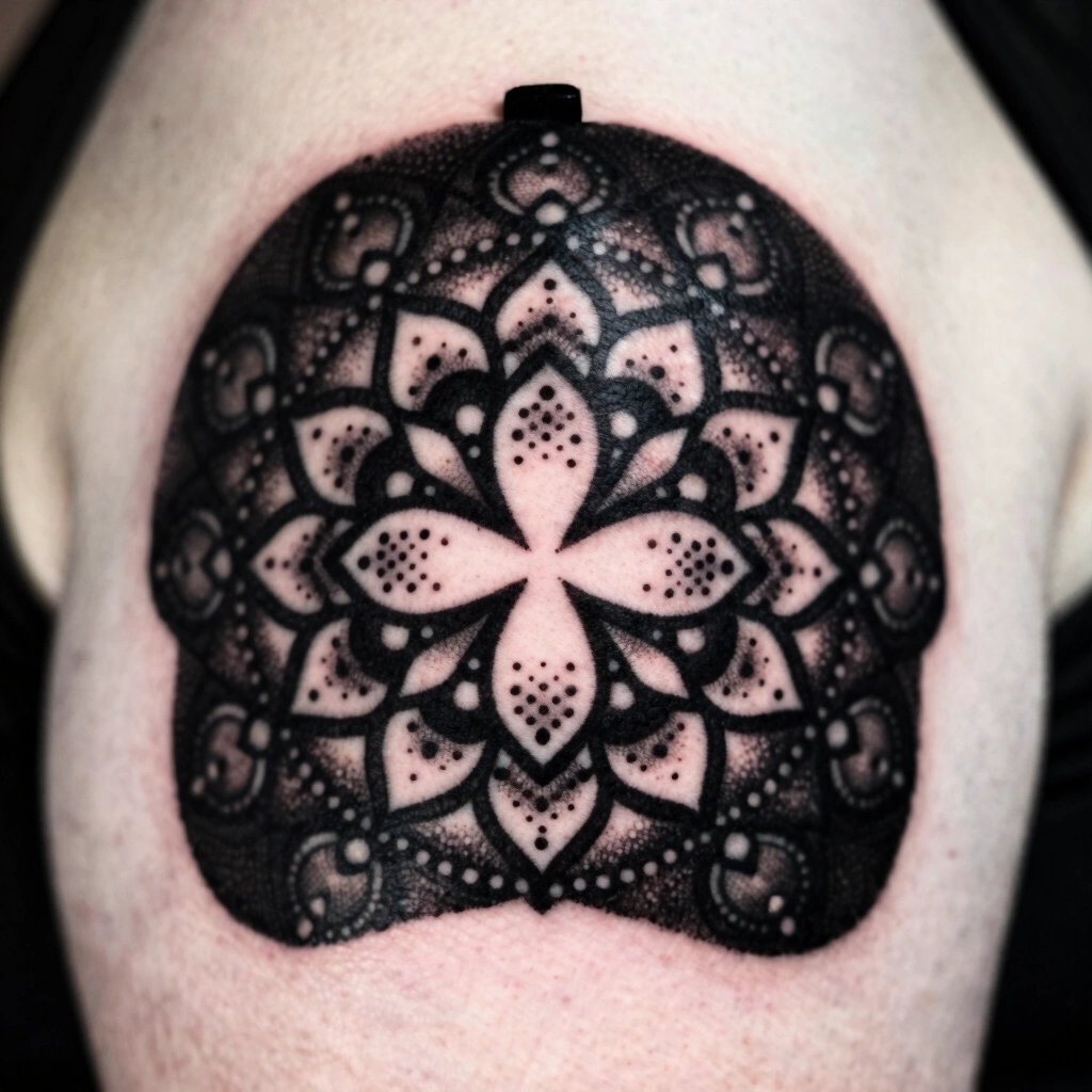 Dotwork Mandala Cap