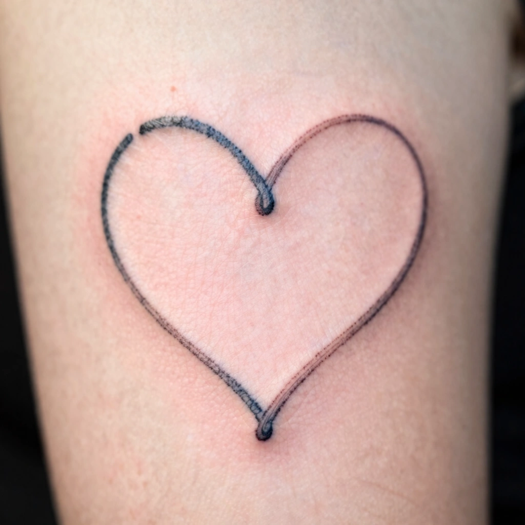 Continuous Line Heart