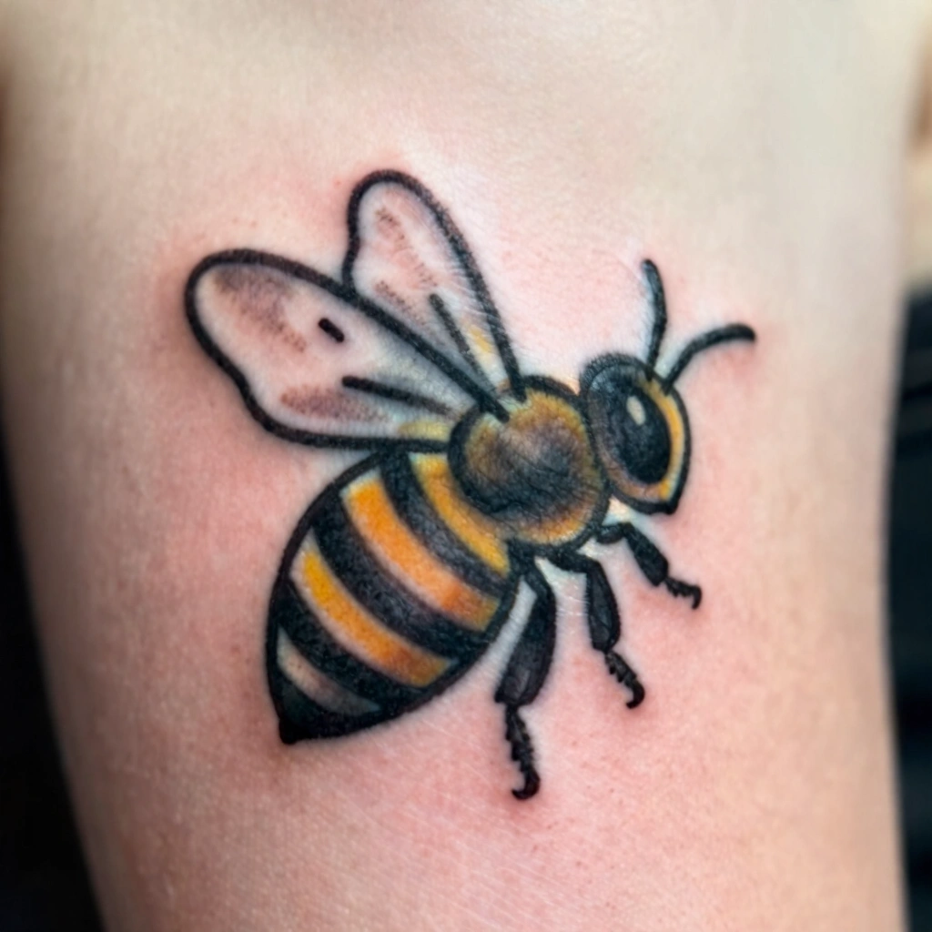 Doodle-Style Bee
