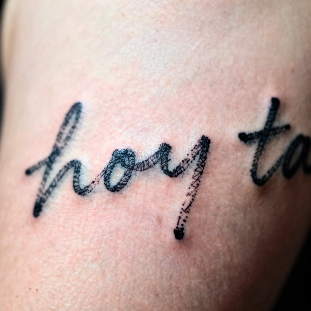 Scribble Text or Word Doodle