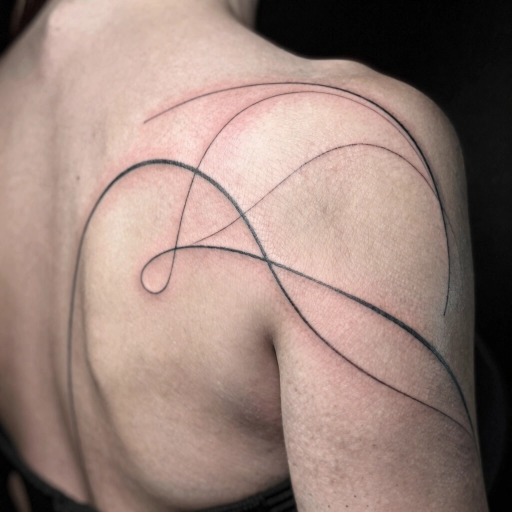 Abstract Linework Wrap