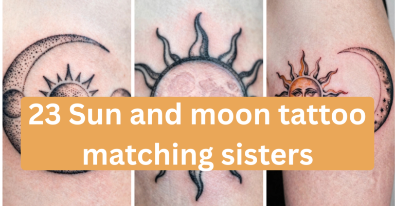 23 Sun and Moon Tattoo Matching Sisters Designs Worth Booking