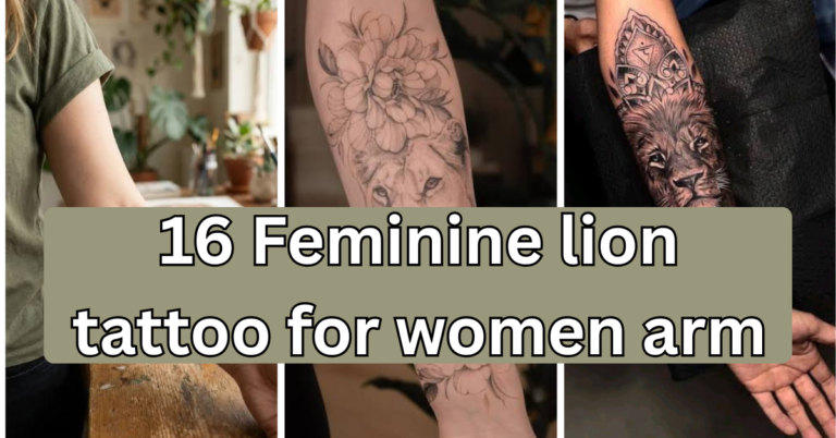 16 Feminine Lion Tattoo Ideas for Women’s Arms (Plus Everything You Need Before Booking)